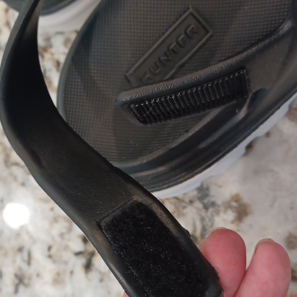 Hunter Bloom Easy Comfort Sandals Black NEW Size UK 7 US SZ 9 - Picture 13 of 13